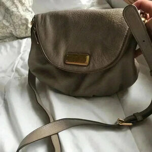 Marc Jacobs Classic Q Taupe Pebbled Leather Satchel
